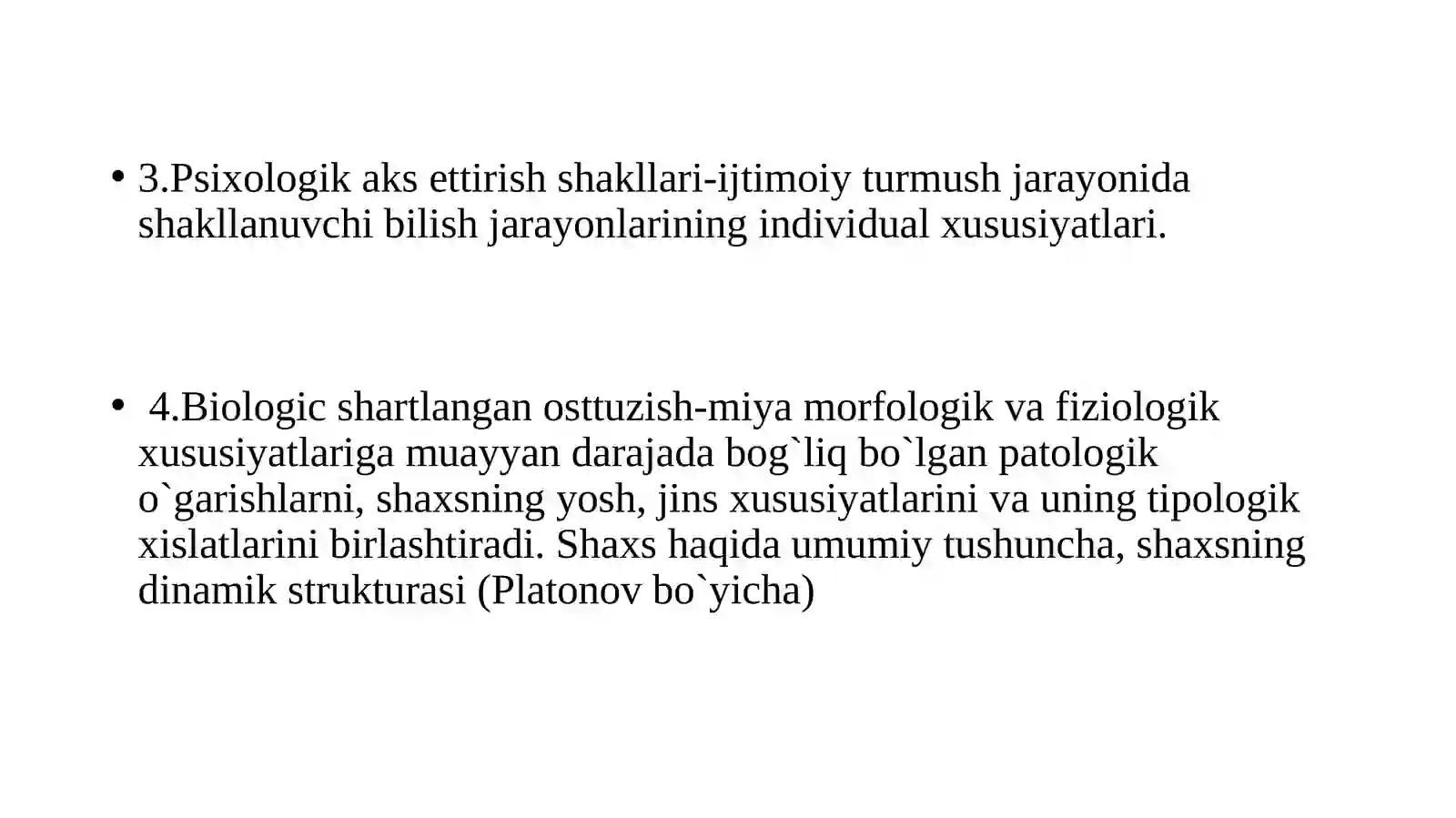 Shaxsning o'rganish metodlari 4