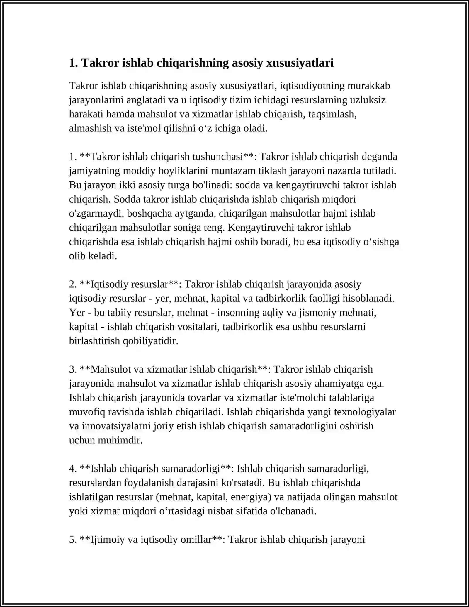 QISHLOQ XÕJALIGIDA TAKROR ISHLAB CHIQARISHNING XUSUSIYATLARI 4