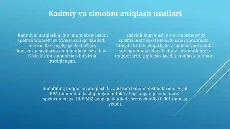 Kadmiy va Simob va Ularning Birikmalari 4