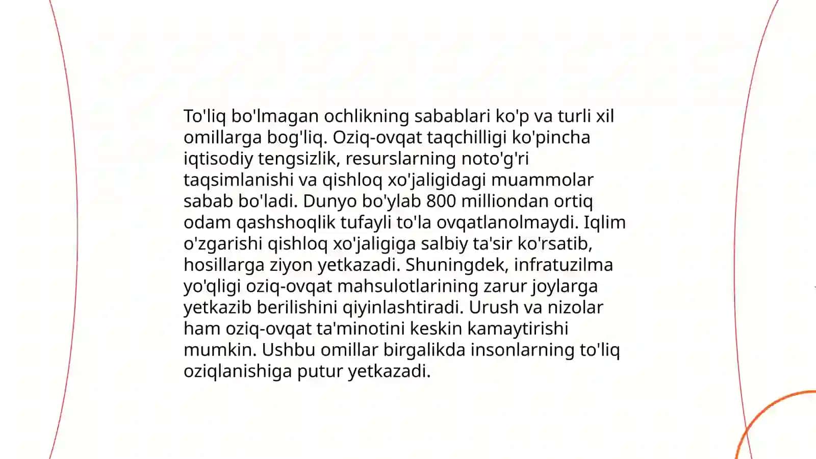 To'liq ochlikning ta'rifi 4