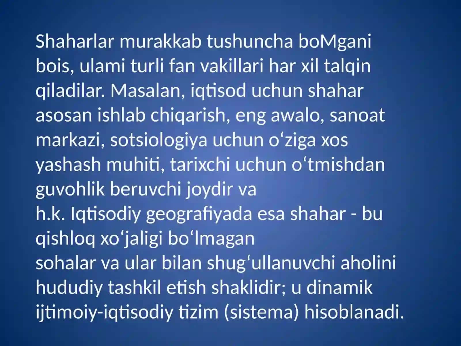 Shaharlarni joylashtirish 4