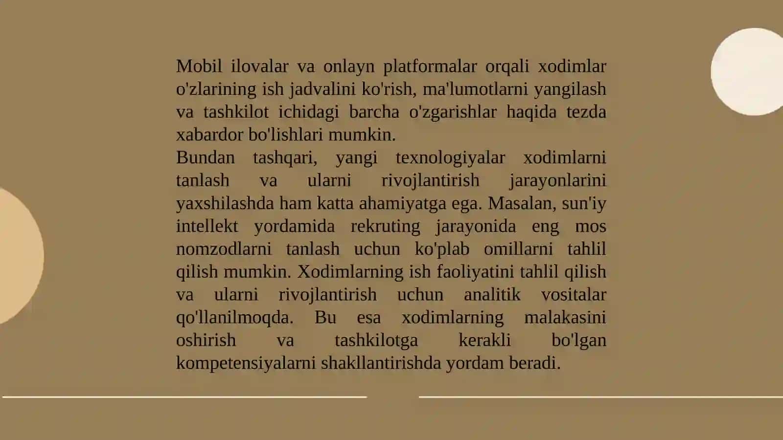 Kоrxоna va tashkilotlarga yangi raqamlashgаn tеxnologiya doirasida Inson rеsurslarini bоshqarish 4