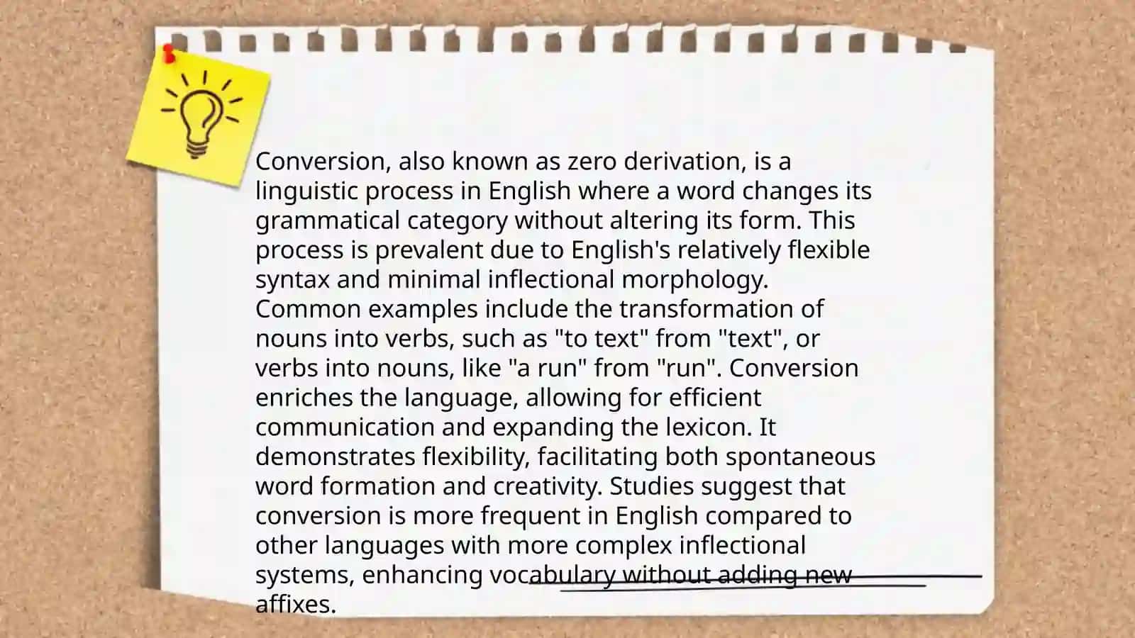 Conversion 1