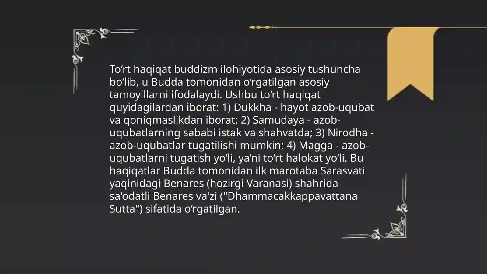 Buddaviylik ta'limotlari 4