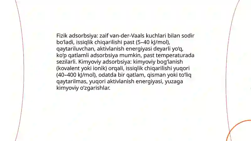 Adsorbsiya jarayonlari 4