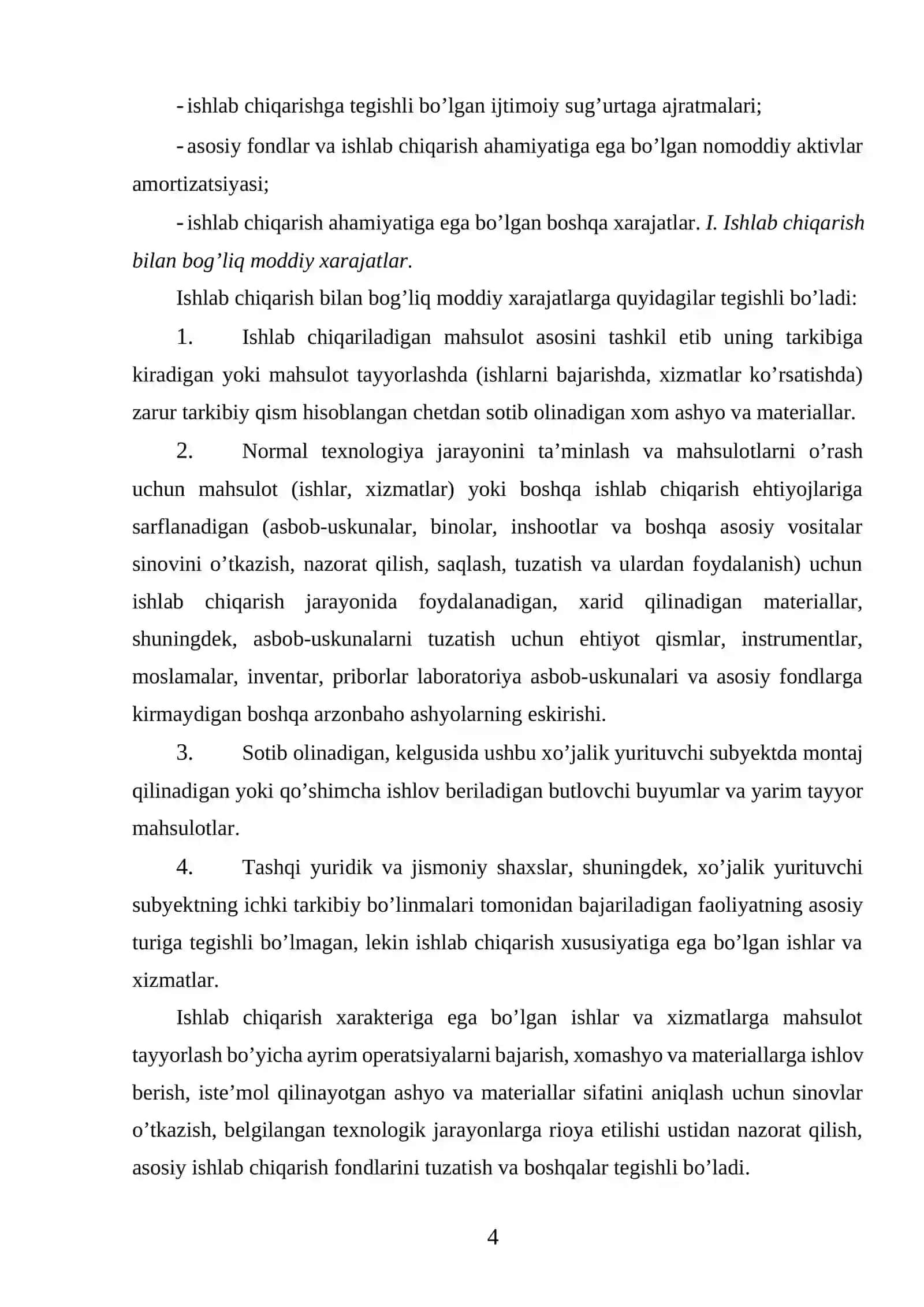 Mahsulot tannarxi va rentabelligi 4