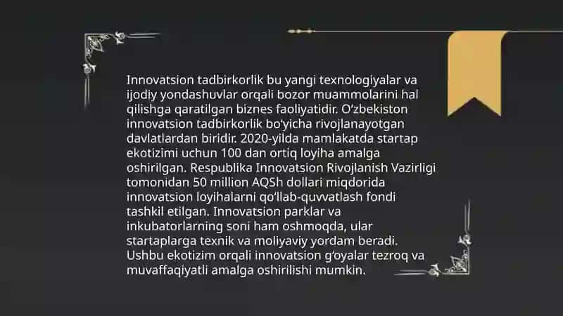 Tadbirkorlik tushunchasi va uning mohiyati 4