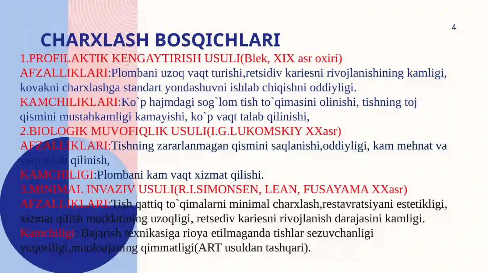 Preklinik restavratsion stomatologiya 4