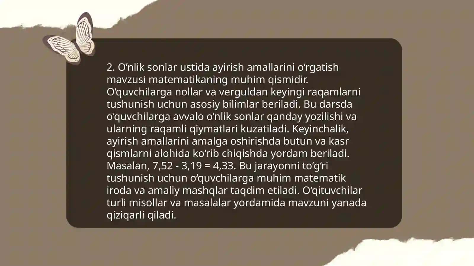 Nomanfiy sonlar ustida arfmetik amallarni o’rgatish metodikasi 4