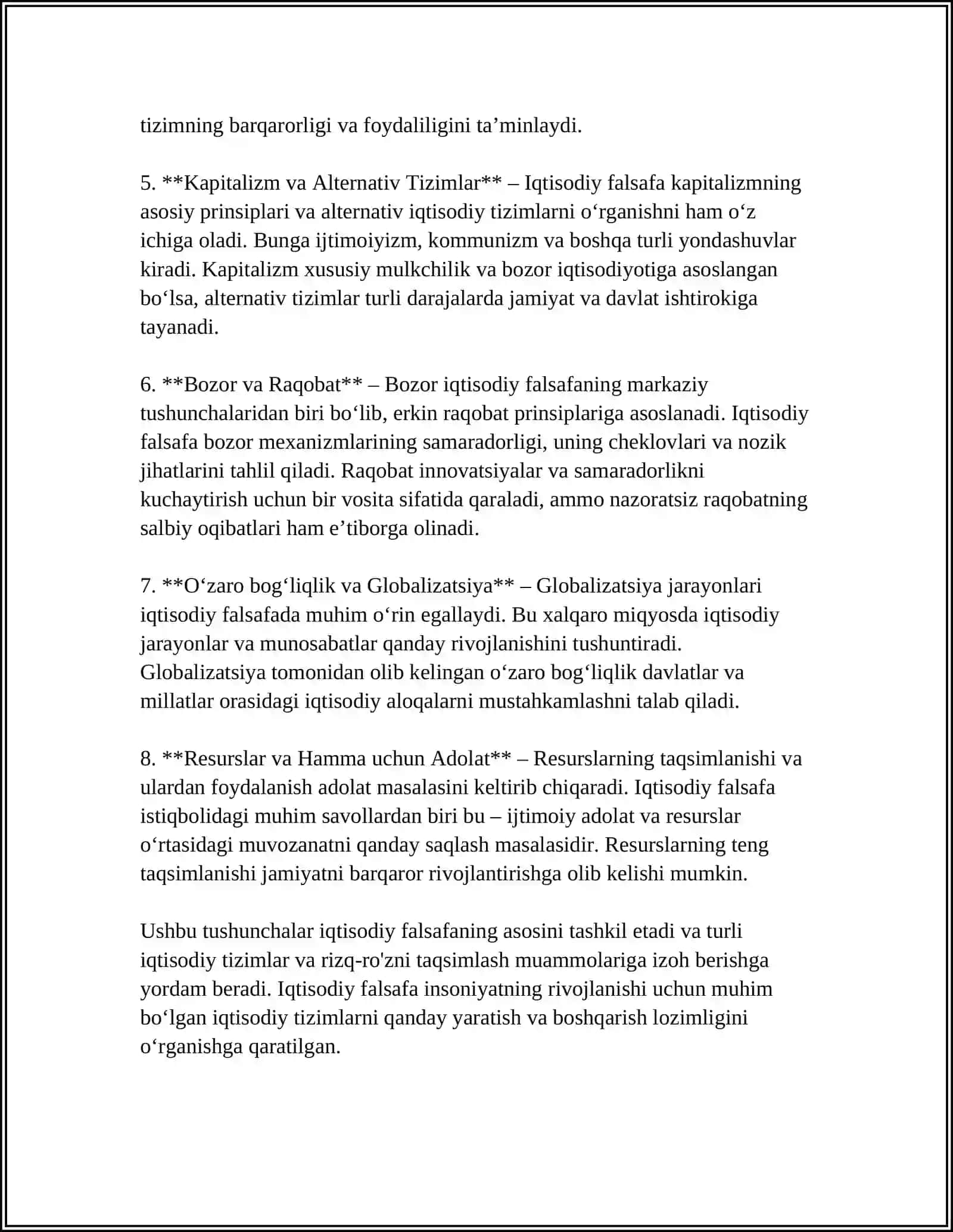 IQTISODIY FALSAFA 4
