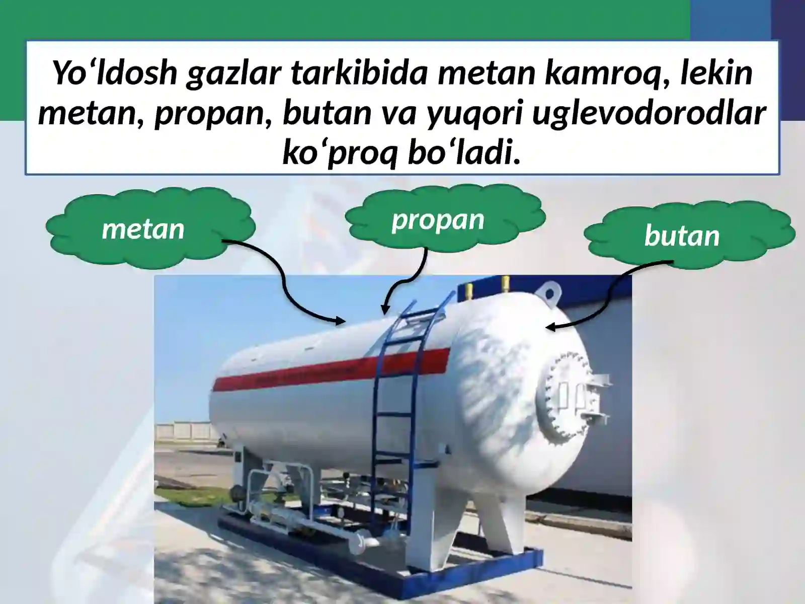 Uglevodorodlarning tabiiy manbalari.Tabiiygaz va toshko’mir 4