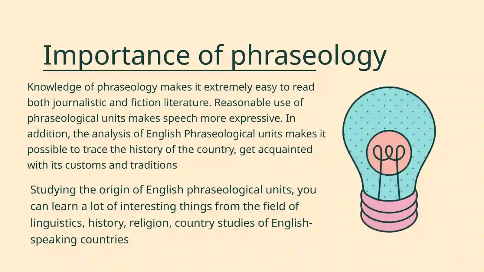 PHRASEOLOGICAL PROBLEMS OF TRANSLATION 4