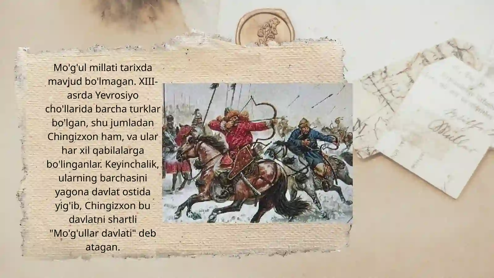 MOGʻULLAR DAVLATINING TASHKIL TOPISHI 4