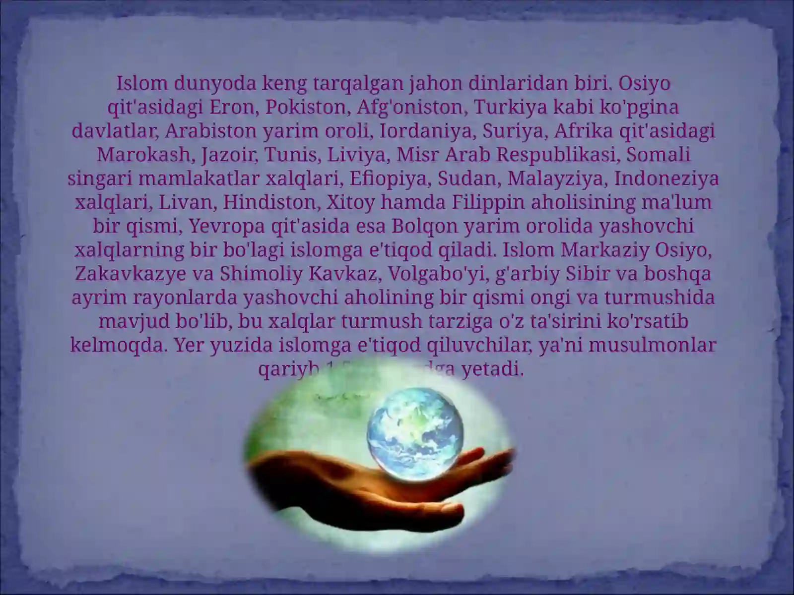 Islom dini qadriyatlari 4