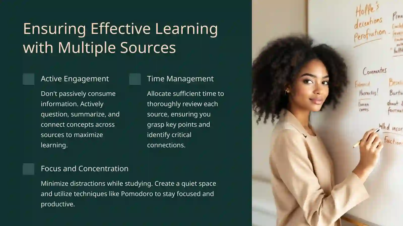 Studying with Multiple Sources 4