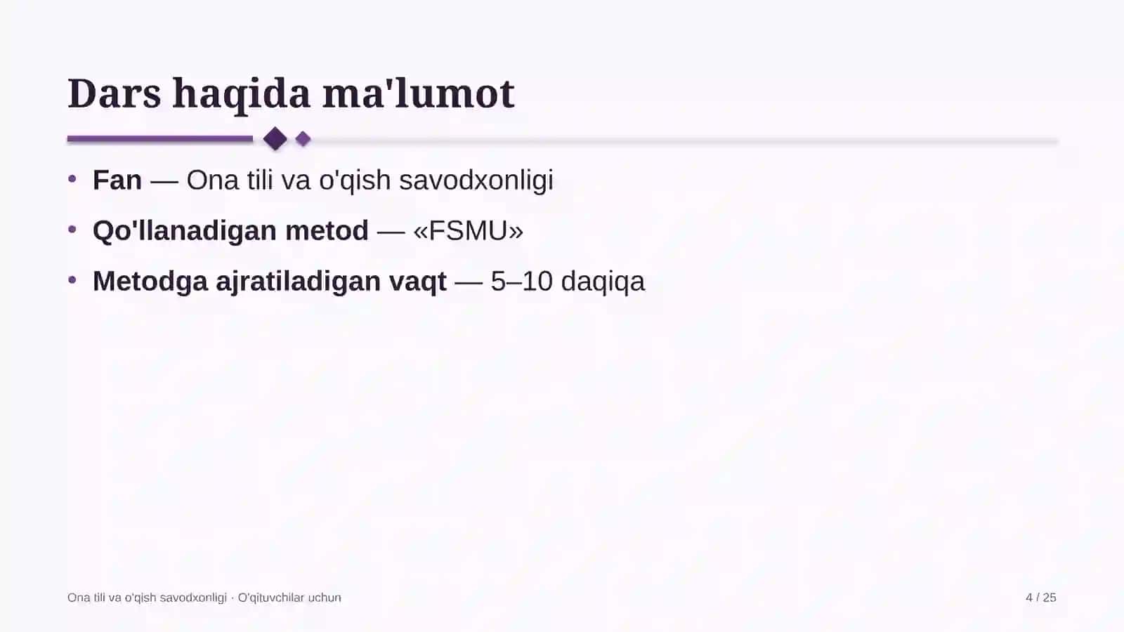 ona tili va o'qish savodxonligi darslarida fsmu metodidan foydalanish 2363 4