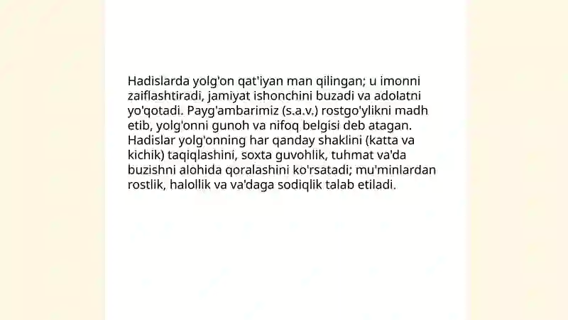 Hadislarda nutq odobi 4