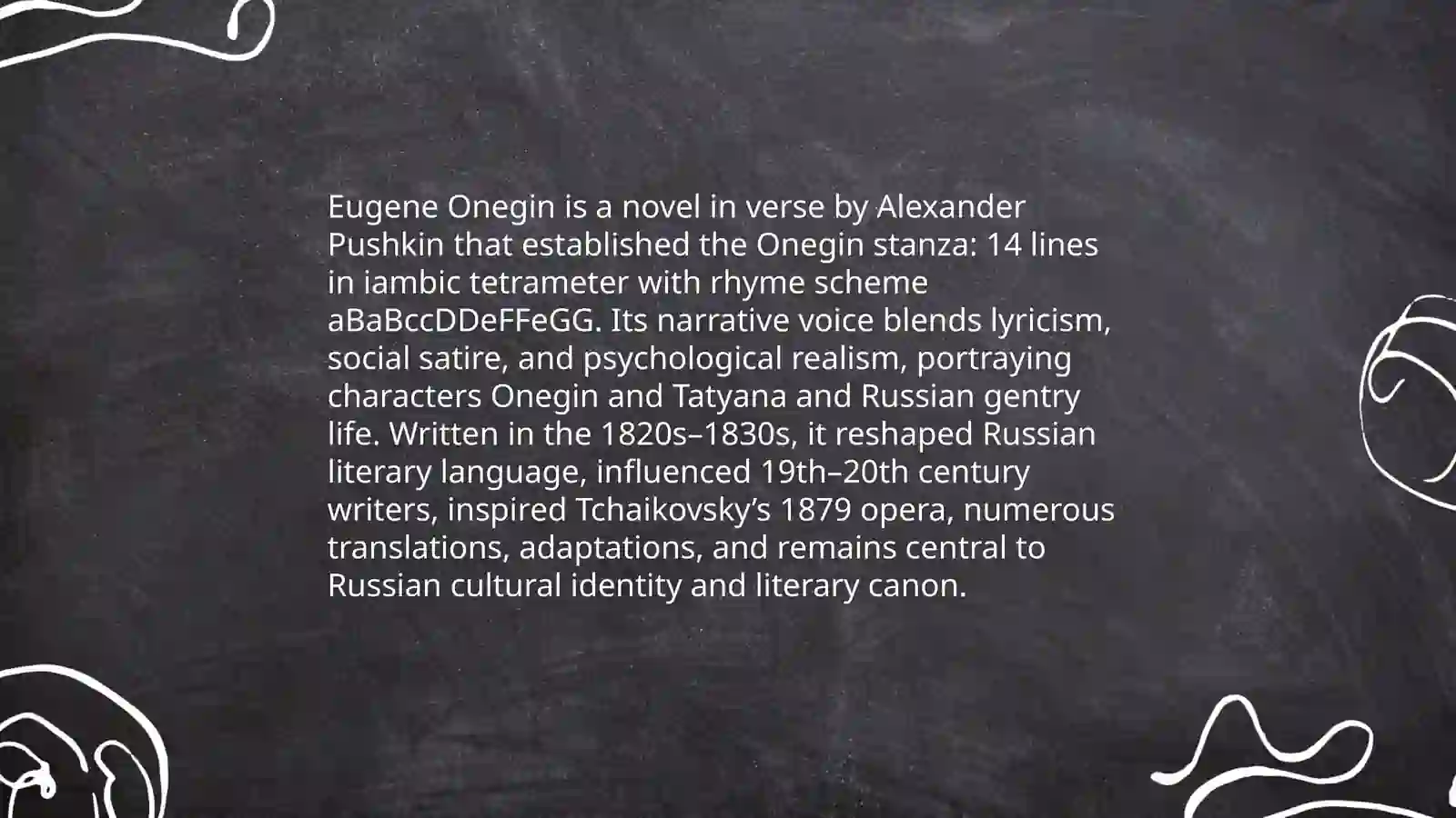 Literary Heritage: Pushkin 4