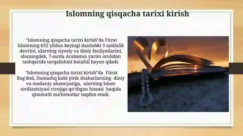 Fitratning Islom Tarixi 4