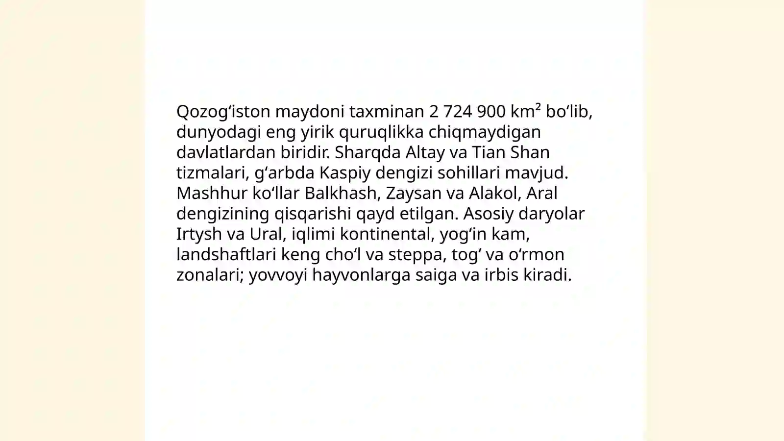 Qozogʻiston Respublikasining tarixi 4