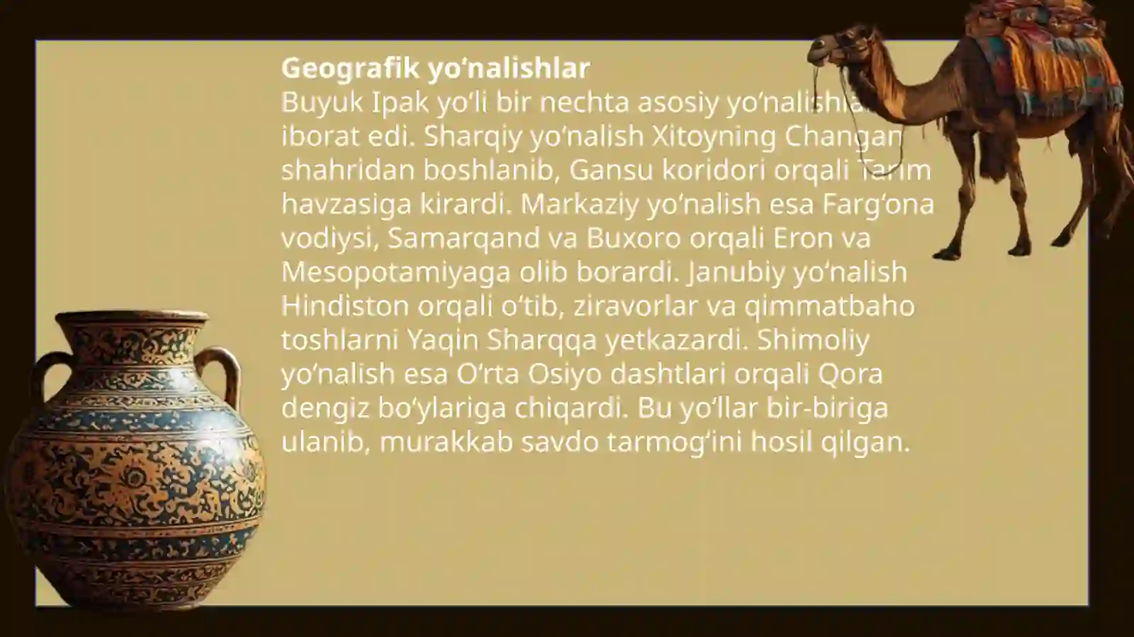 BUYUK IPAK YO'LI 4