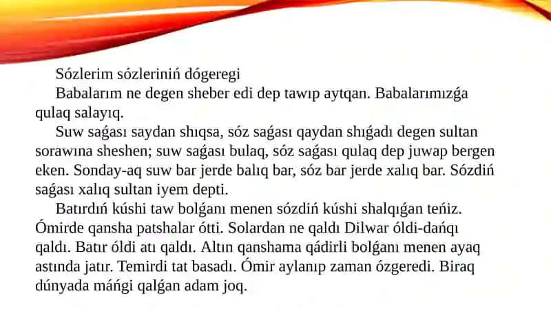 Nаqıl-mаqаllаrdаsózqúdiretihаqqındа 4