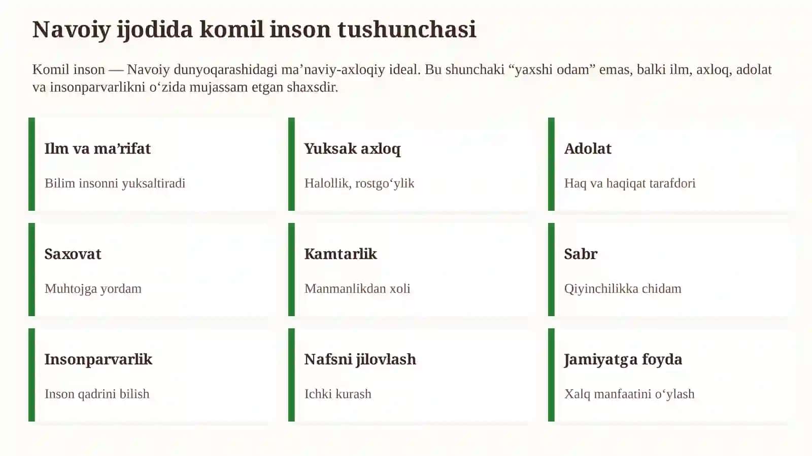ALISHER NAVOIY IJODIDA KOMIL INSON G‘OYASI 4