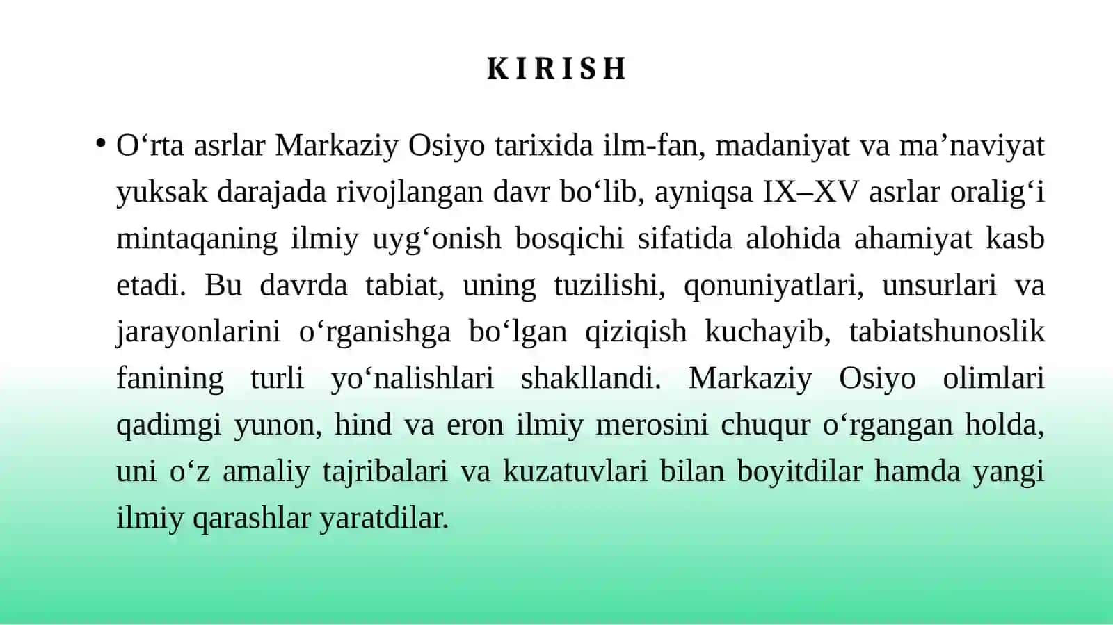 O‘rtaasrlarda Markaziy Osiyo dabiotaqigatitushunchalarning rivojlanishi 4