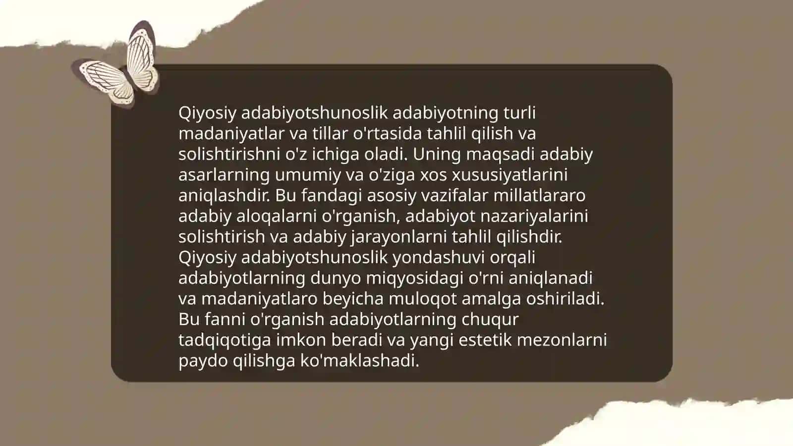 Qiyosiy adabiyotshunoslikning nazariy asoslari 4