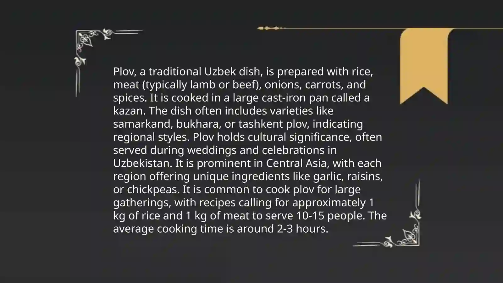 Uzbek National Food 4