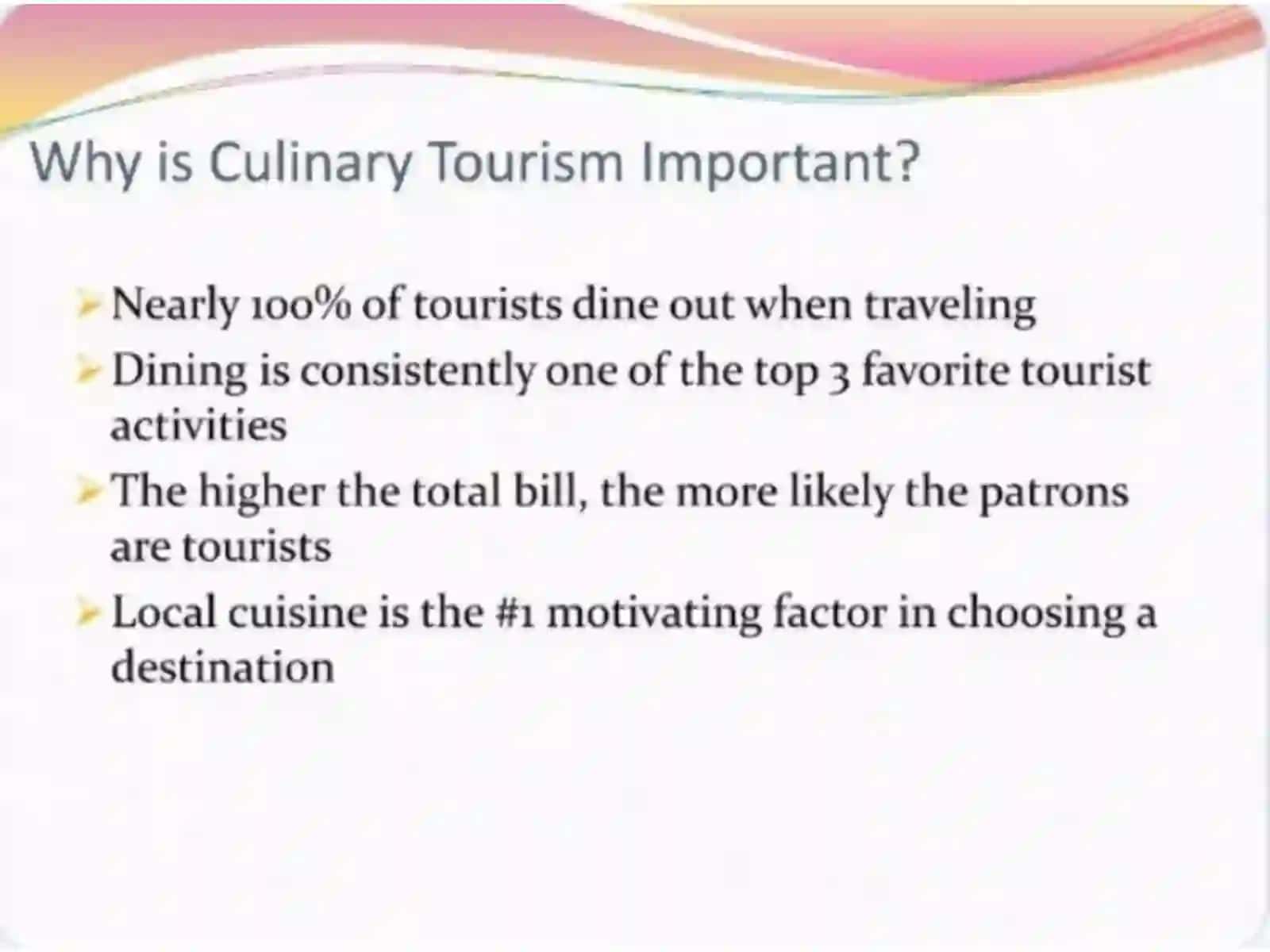 Gastronomiya turizmi, Culinary tourism 4
