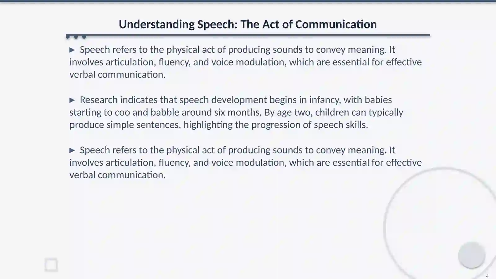 The Difference Between Language and Speech 4
