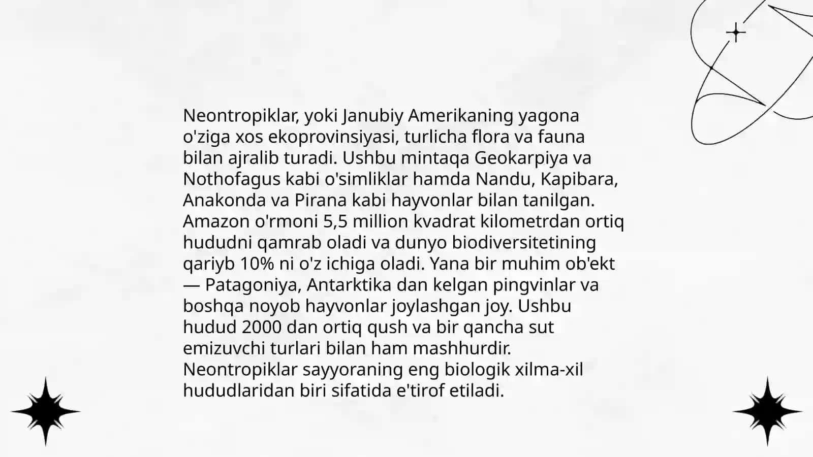 Neontroplarning asosiy vakillari, tashqi qiyofasi, yashash joylari, hayot kechirish tarzi 4