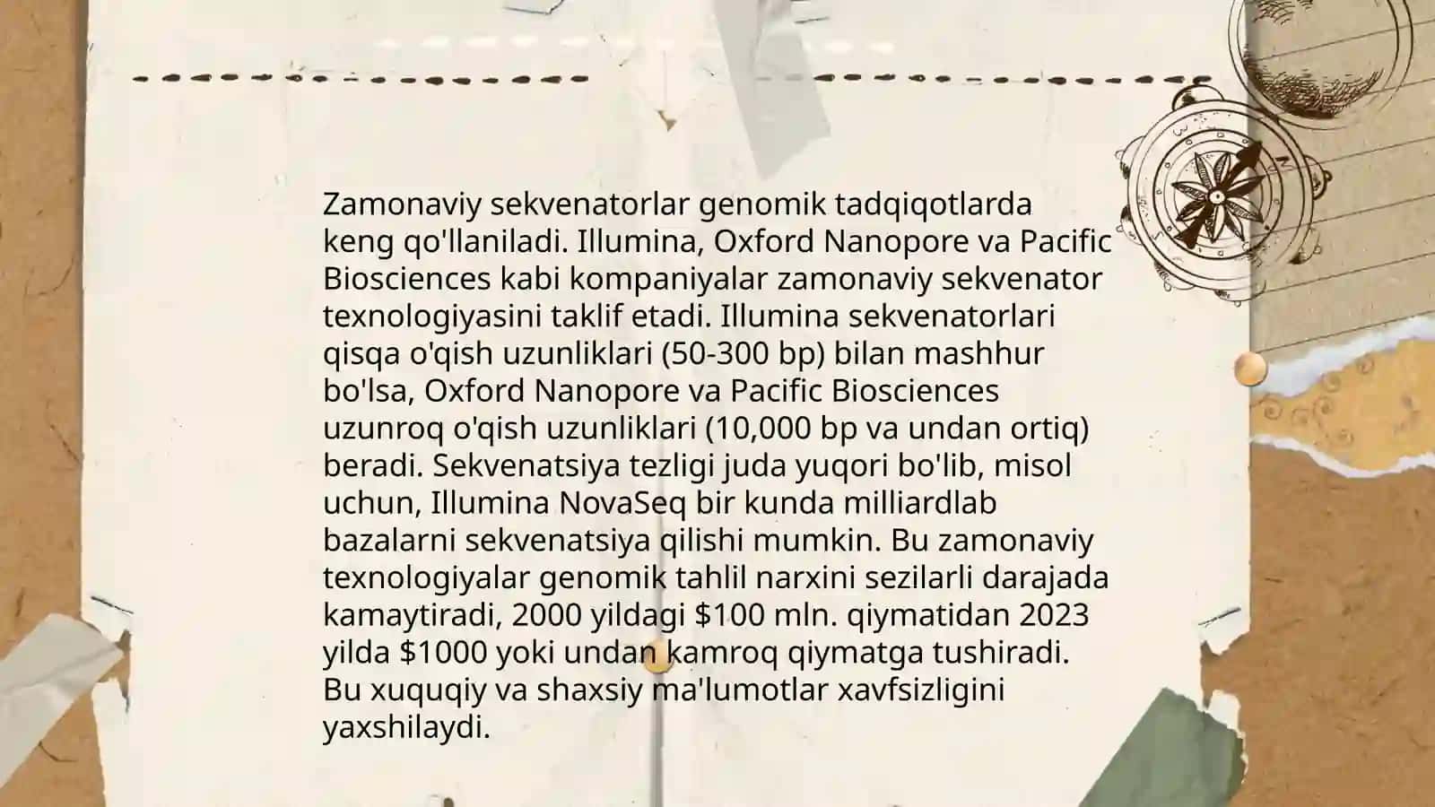 Oqsil va peptidlarning kimyoviy tuzilishini aniqlashda zamonaviy sekvenatorlarning ishlash prinsiplarini o'zlashtirish 4