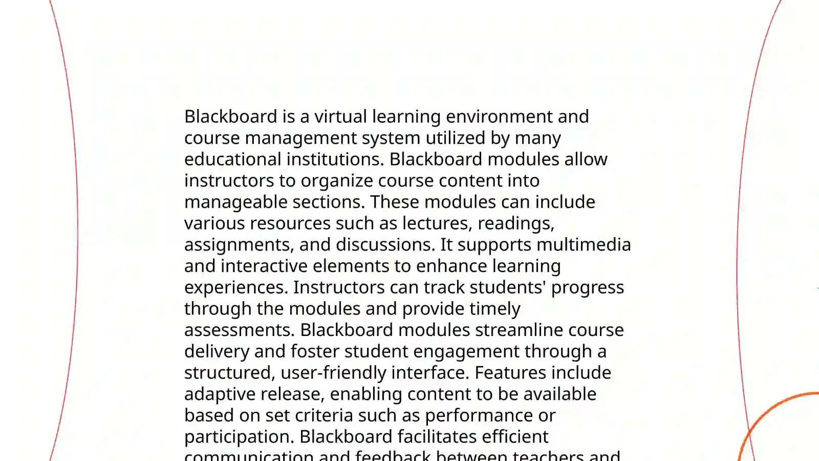 Organizing a lesson by Blackboard app 4