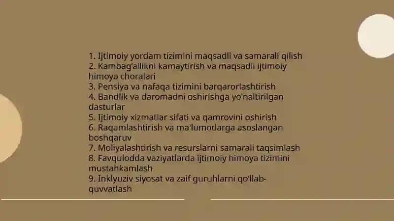 Ijtimoiy himoya milliy agentligining maqsad va vazifalari 4