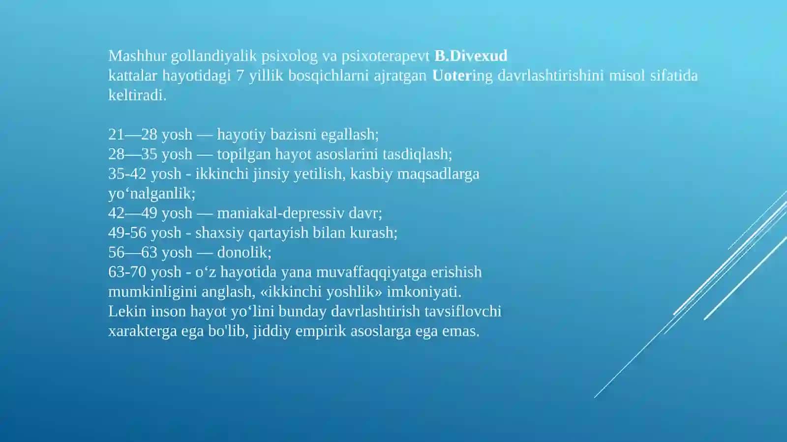 yetuklik davri 4