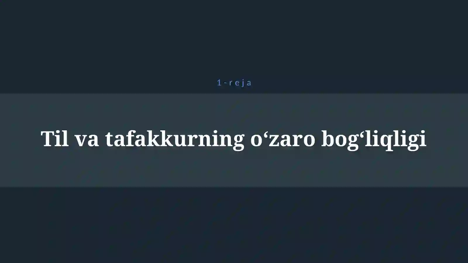 TIL VA TAFAKKUR 4