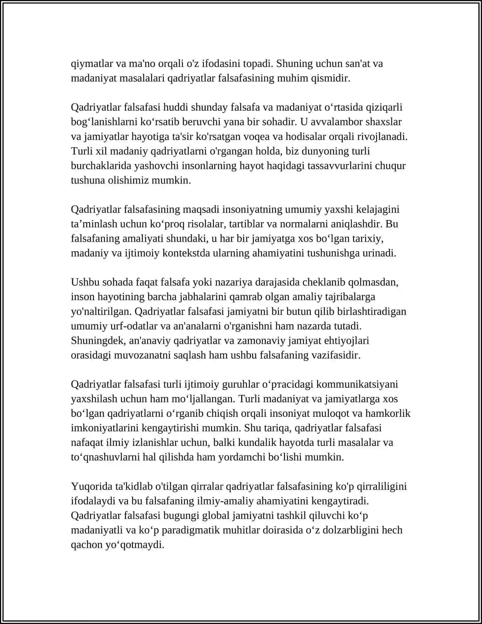 QADRIYATLAR FALSAFASI 4