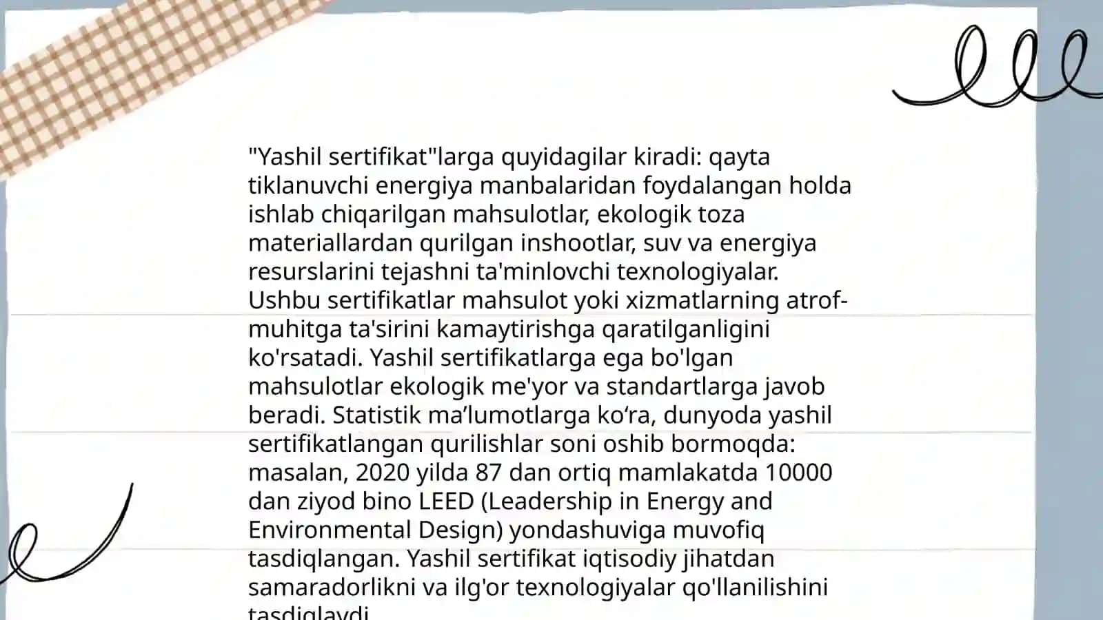 Ekologik toza mahsulotlarni tanlash boʻyicha maslahat berish Hayitova Mahliyo 4