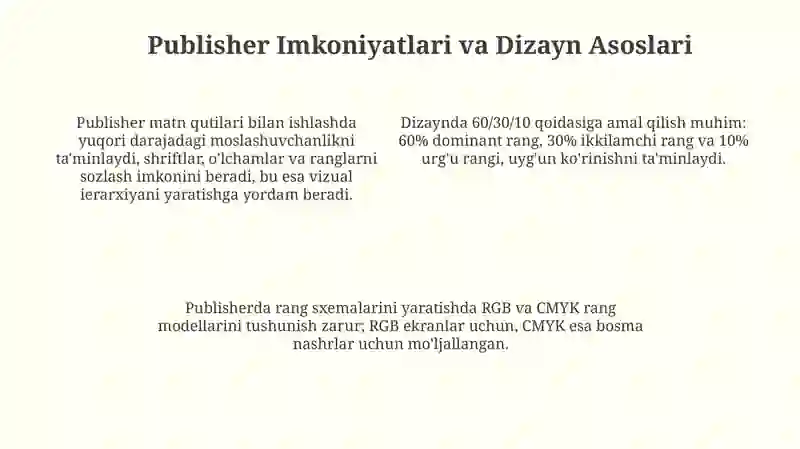 MS PUBLISHER dasturi 4