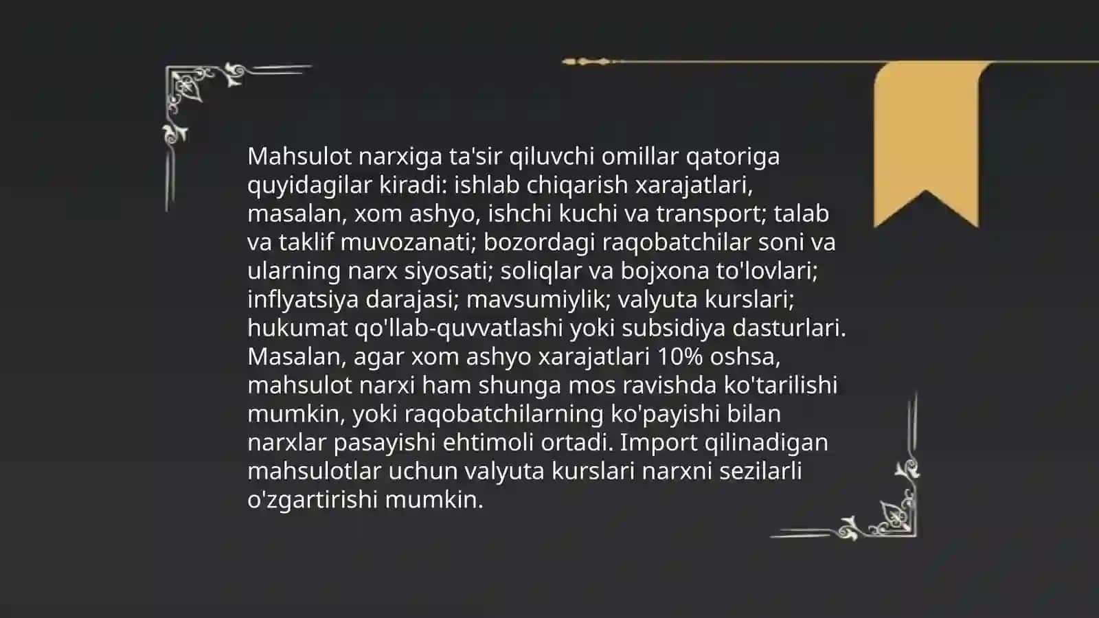 Faoliyat turlari bo`yicha xarajatlarni xisobga olish (ABC) usuli 4