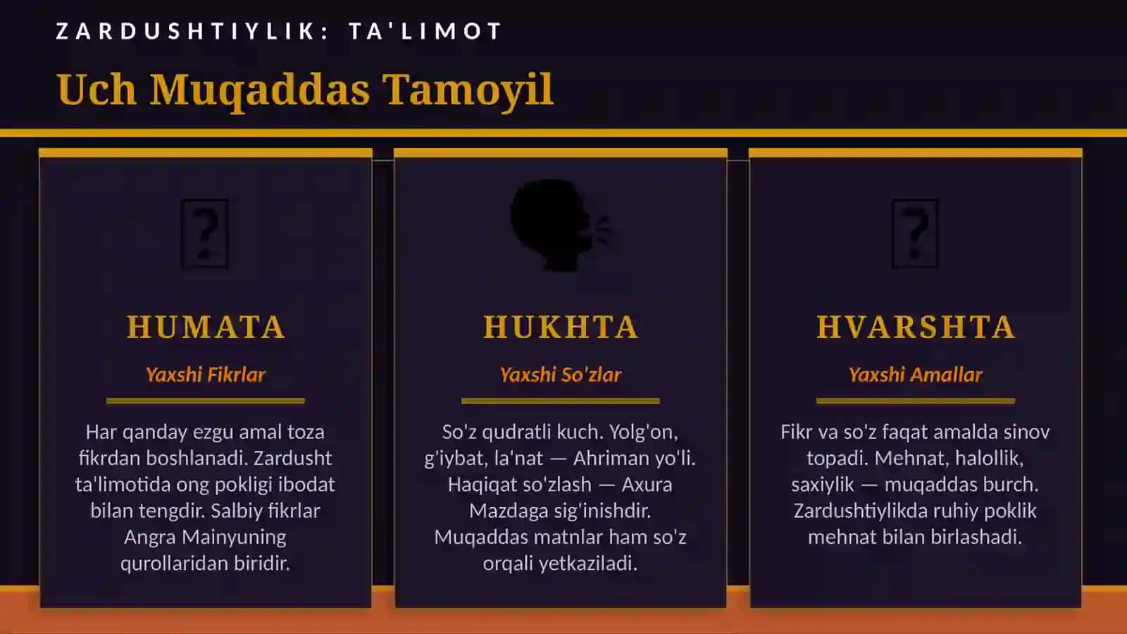 Zardushtiylik talimoti urf odatlari marosimlari manaviy axloqiy qarashlar. Milliy dinlar -  Vedizm dini talimotida diniy axloqiy qarashlari slayd 4