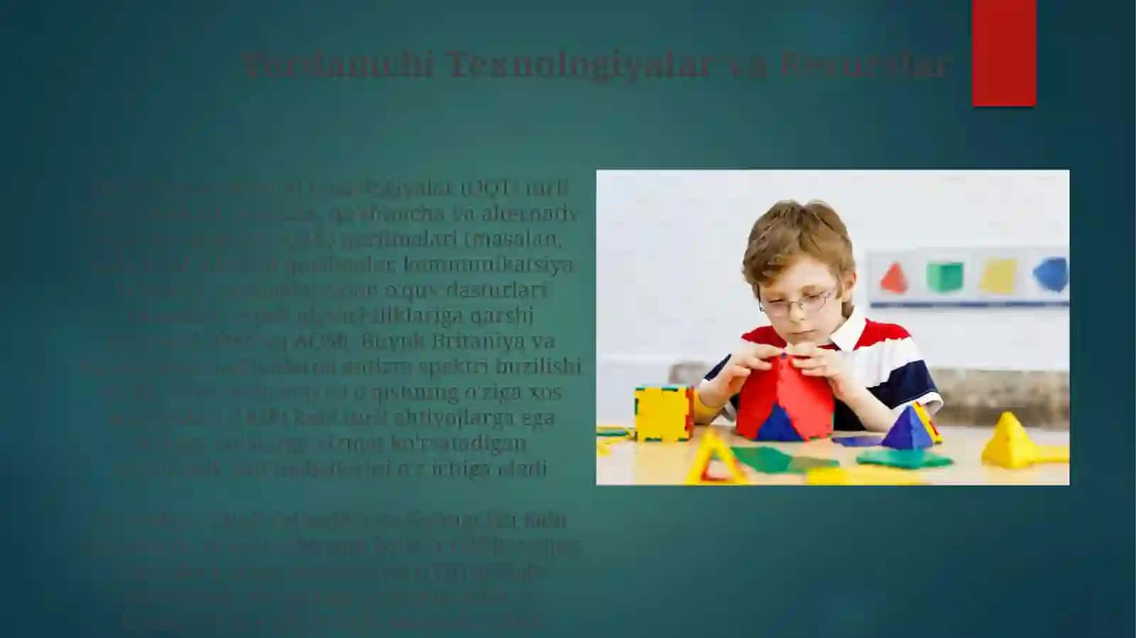 Chetelda alohida ta'limga ihtiyoji bo'lgan bolalarning inklyuziv ta'limi 4