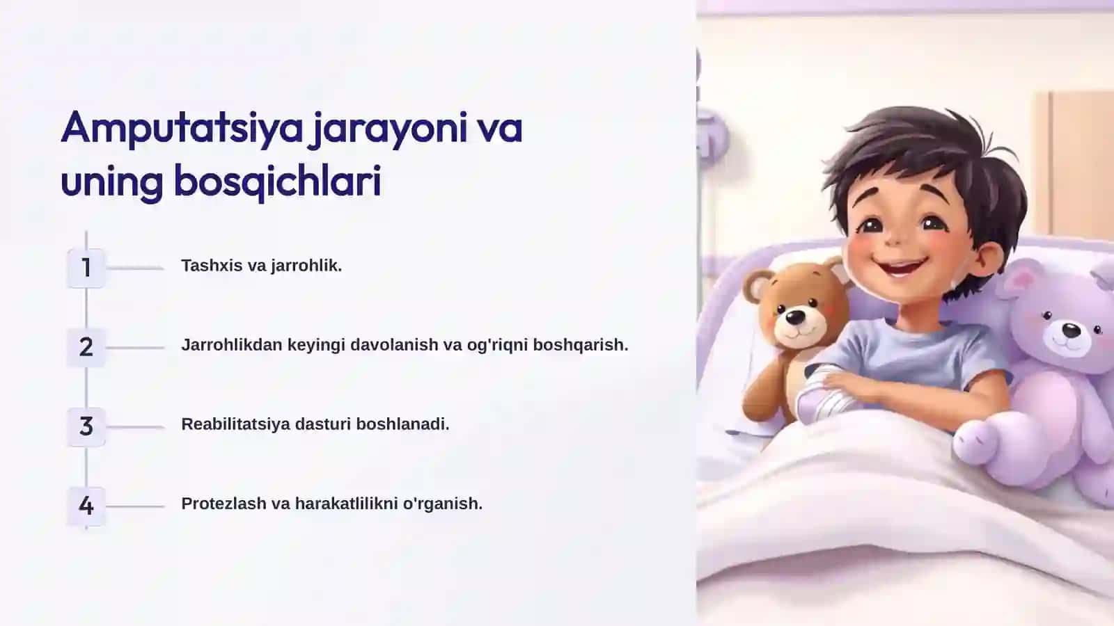 Bolalarda Amputatsiya: Tushunish va Qo'llab-quvvatlash 4