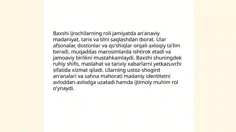 Baxshichilik san'ati 4