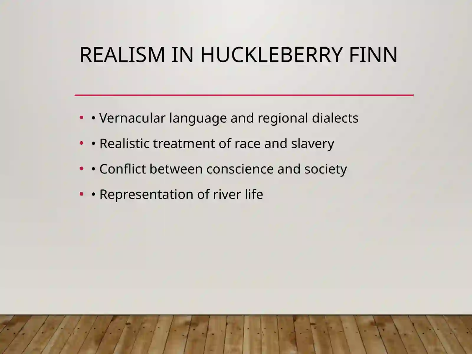 Mark Twain's Realism 4