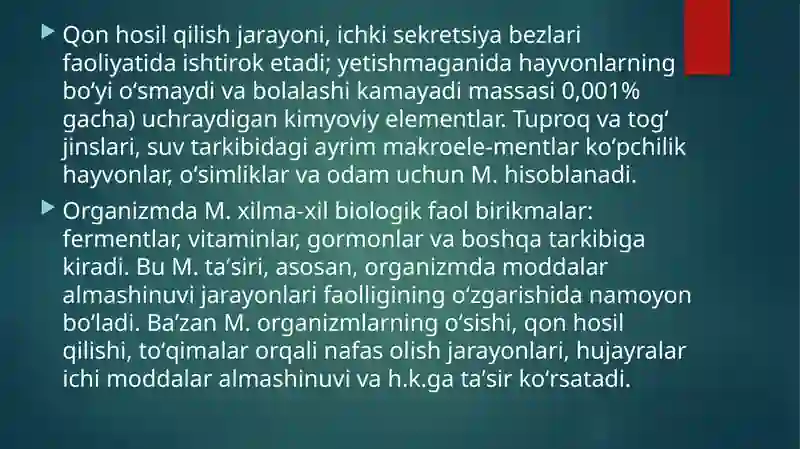 Mikroelementlar haqida 4