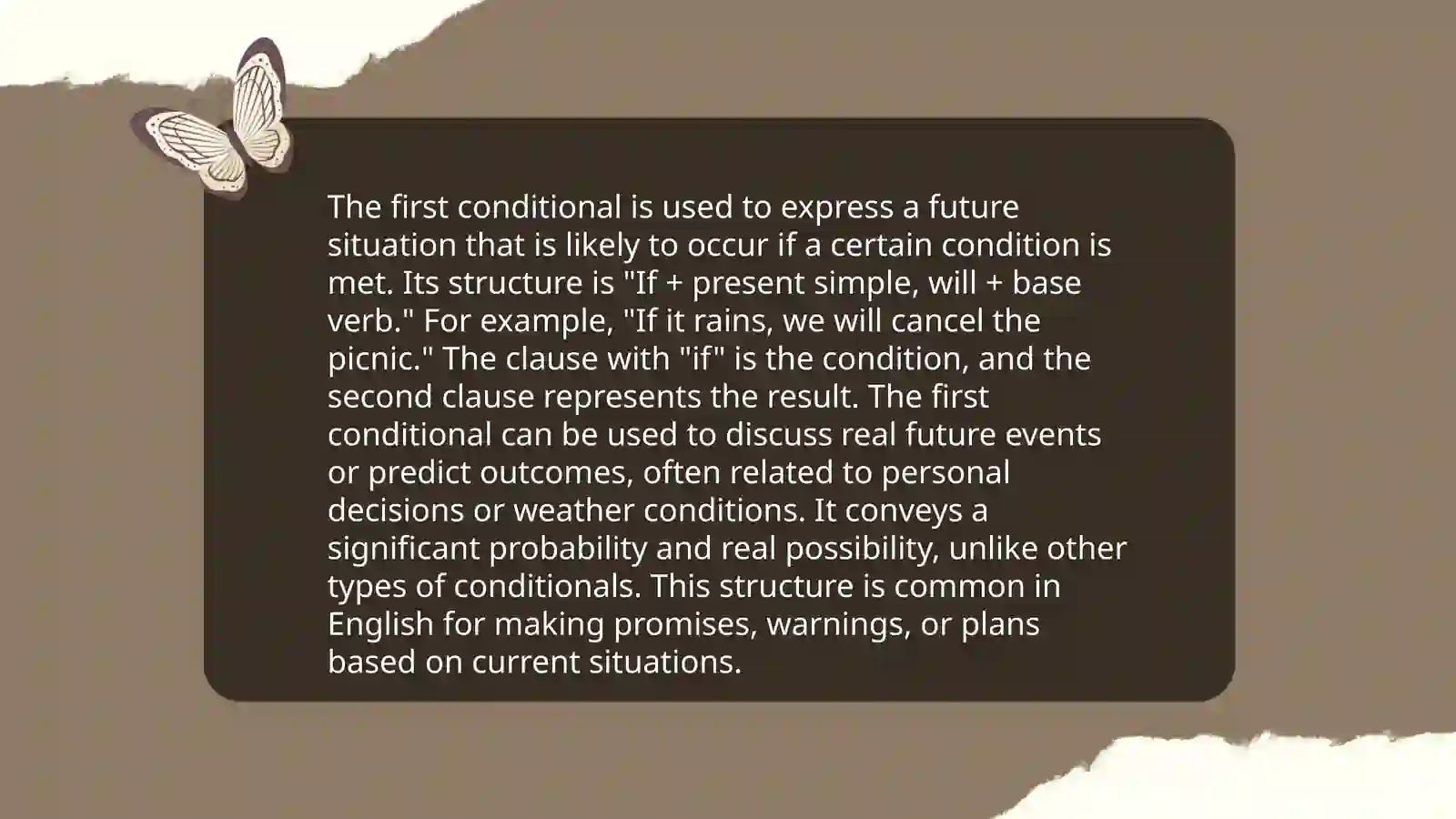 Zero Conditional 4