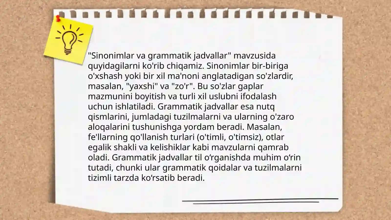 Sòzlarning ma'no munosabatiga kòra turlari 4